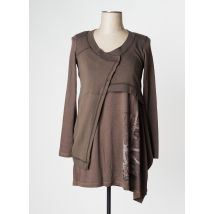 MADO ET LES AUTRES - Robe courte marron en polyester pour femme - Taille 38 - Modz