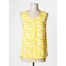 MD'M - Top jaune en viscose pour femme - Taille 38 - Modz