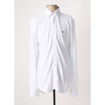GANT - Chemise manches longues blanc en coton pour homme - Taille M - Modz