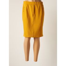 HALOGENE - Jupe mi-longue jaune en polyester pour femme - Taille 38 - Modz