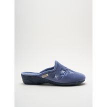 LA MAISON DE L'ESPADRILLE - Chaussons/Pantoufles bleu en textile pour femme - Taille 41 - Modz