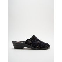 LA MAISON DE L'ESPADRILLE - Chaussons/Pantoufles noir en textile pour femme - Taille 42 - Modz