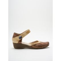 GEO-REINO - Sandales/Nu pieds marron en cuir pour femme - Taille 39 - Modz