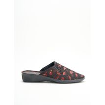 FARGEOT - Chaussons/Pantoufles rouge en textile pour femme - Taille 37 - Modz