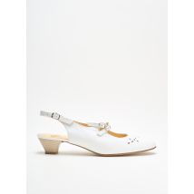 OMBELLE - Sandales/Nu pieds blanc en cuir pour femme - Taille 41 - Modz