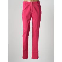 GEVANA - Pantalon slim rose en viscose pour femme - Taille 42 - Modz
