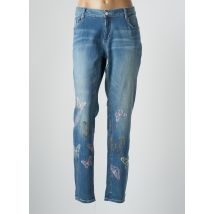 COMMA - Jeans coupe slim bleu en coton pour femme - Taille 46 - Modz