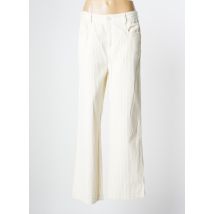 GRACE & MILA - Pantalon large beige en coton pour femme - Taille 40 - Modz