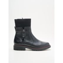 JANA - Bottines/Boots noir en cuir pour femme - Taille 37 - Modz