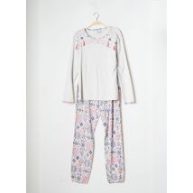 MASSANA - Pyjama gris en coton pour femme - Taille 46 - Modz