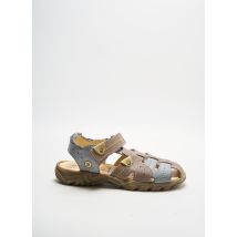 BELLAMY - Sandales/Nu pieds marron en cuir pour garçon - Taille 32 - Modz