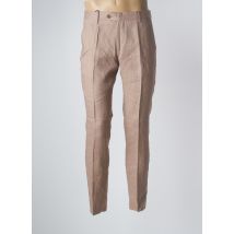 DOPPELGÄNGER PANTALONS HOMME DE COULEUR MARRON - Grande Taille