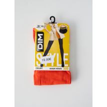 DIM - Collants orange en polyamide pour femme - Taille 1 - Modz