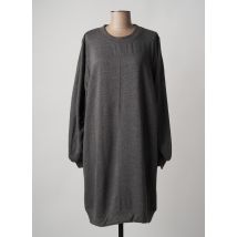 ICHI - Robe mi-longue gris en polyester pour femme - Taille 40 - Modz
