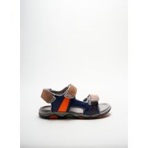 ASTER - Sandales/Nu pieds bleu en cuir pour garçon - Taille 33 - Modz