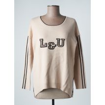 LEO & UGO - Pull beige en viscose pour femme - Taille 42 - Modz