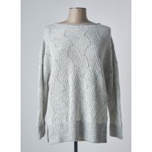 ELEONORA AMADEI - Pull tunique gris en acrylique pour femme - Taille 46 - Modz