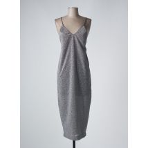 KARMA KOMA - Robe longue gris en polyester pour femme - Taille 34 - Modz