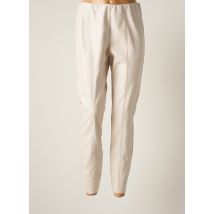 TUZZI - Pantalon slim beige en polyester pour femme - Taille 44 - Modz