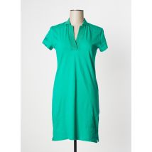 LES TROPEZIENNES PAR M.BELARBI - Robe courte vert en coton pour femme - Taille 38 - Modz