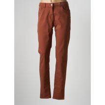 MAT DE MISAINE - Pantalon slim marron en coton pour femme - Taille 36 - Modz