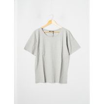 12IA - T-shirt gris en coton pour femme - Taille 36 - Modz