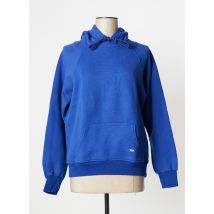 12IA - Sweat-shirt à capuche bleu en coton pour femme - Taille 36 - Modz