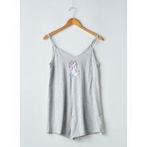 UNDIZ - Pyjashort gris en coton pour femme - Taille 36 - Modz