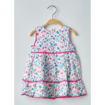 DU PAREIL AU MÊME - Robe mi-longue rose en coton pour fille - Taille 9 M - Modz