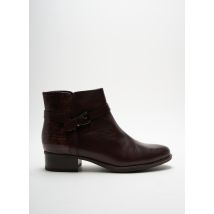 TAMARIS - Bottines/Boots marron en cuir pour femme - Taille 40 - Modz