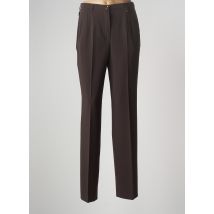 BRUNO SAINT HILAIRE - Pantalon droit marron en polyester pour femme - Taille 46 - Modz