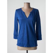 ONE STEP - Top bleu en lin pour femme - Taille 36 - Modz