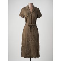 I.CODE (By IKKS) - Robe mi-longue vert en lyocell pour femme - Taille 36 - Modz