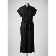 MARC AUREL - Robe longue noir en lin pour femme - Taille 38 - Modz