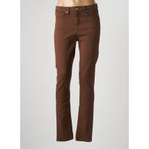 DENIM STUDIO - Pantalon slim marron en coton pour femme - Taille W28 - Modz