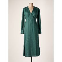 AN' GE - Robe mi-longue vert en viscose pour femme - Taille 36 - Modz