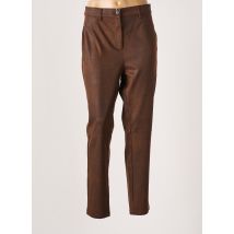 MARINA SPORT - Pantalon slim marron en polyester pour femme - Taille 46 - Modz