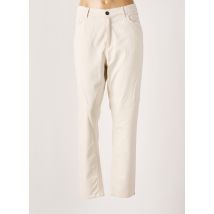 MARINA SPORT - Pantalon slim beige en coton pour femme - Taille 42 - Modz