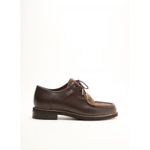 LES TROPEZIENNES PAR M.BELARBI - Derbies marron en cuir pour femme - Taille 41 - Modz