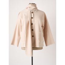 AROMA - Manteau court beige en polyester pour femme - Taille TU - Modz