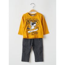 BOBOLI - Ensemble pantalon jaune en coton pour garçon - Taille 12 M - Modz