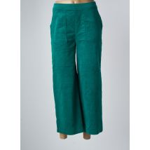 ICHI - Pantalon large vert en coton pour femme - Taille 34 - Modz