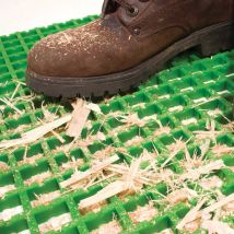 Cobamat PVC Industrial Walkway Matting Roll - 12mm thick with 22mm x 22mm holes - 10m x 900mm