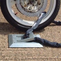 Fully Galvanised Motorcycle Locking Loop - Bolt Down