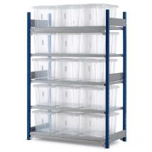 Toprax Shelving Extension with 15 Boxes - 1500 x 1010 x 478mm - 150kg shelf capacity
