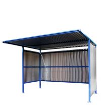 Galvanised Closed Back Cycle Shelter Starter 2450 wide x 2500 deep
