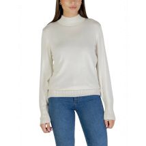 Ichi Damen Pullover Weiß 493758, Größe S