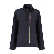 FREDDY Blaues Damensweatshirt mit Reißverschluss, Größe M