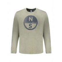 North Sails Herren LANGARM-T-SHIRT Grün 693008000_VE0921, Größe 2XL