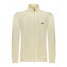 RIFLE Herren Sweatshirt Weiss mit Reissverschluss, Größe 3XL